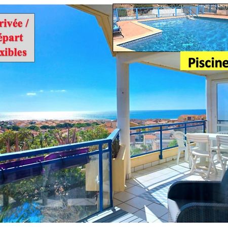Plain-Pied, Terrasse, Piscine, Pleine Vue Mer, Plage A 6' A Pied, Parking, Wifi フルーリー エクステリア 写真