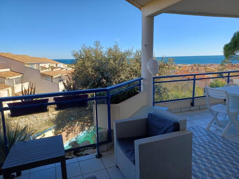 Plain-Pied, Terrasse, Piscine, Pleine Vue Mer, Plage A 6' A Pied, Parking, Wifi フルーリー エクステリア 写真