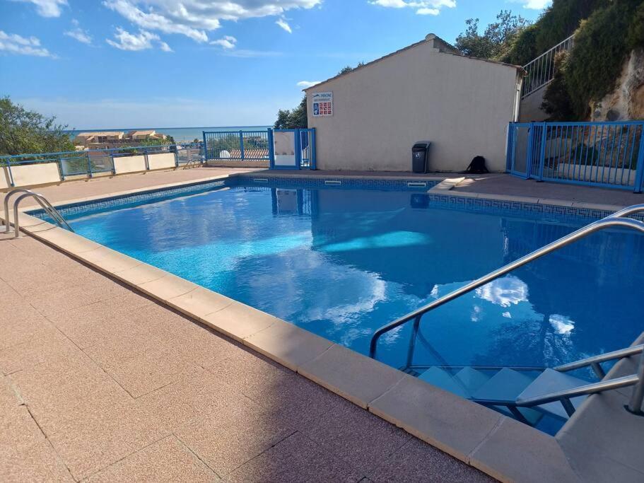 Plain-Pied, Terrasse, Piscine, Pleine Vue Mer, Plage A 6' A Pied, Parking, Wifi フルーリー エクステリア 写真