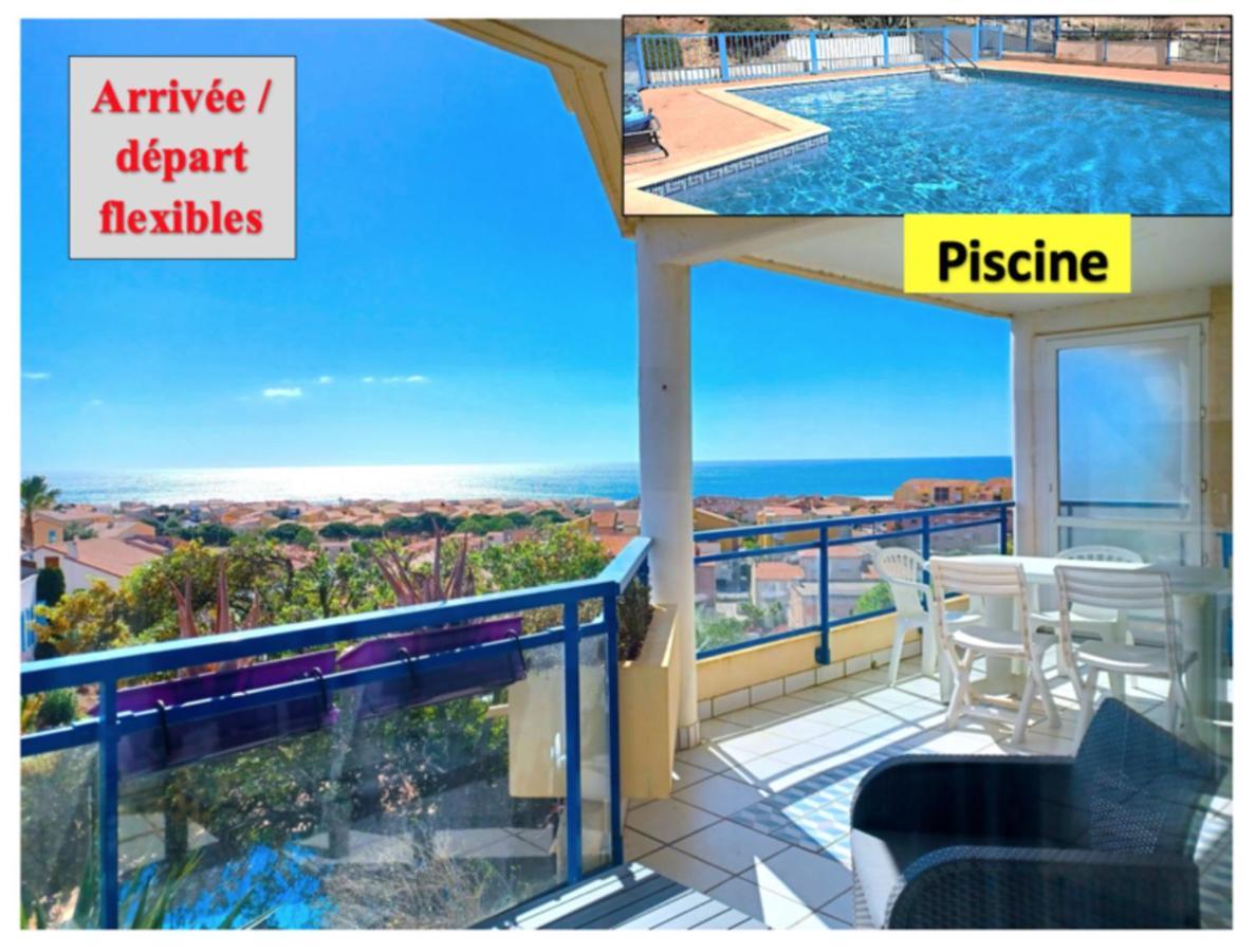 Plain-Pied, Terrasse, Piscine, Pleine Vue Mer, Plage A 6' A Pied, Parking, Wifi フルーリー エクステリア 写真